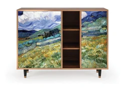 Aparador - 125x98x48 cm - BS2 - Landscape, Nogal