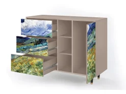 Aparador - 125x98x48 cm - BS2 - Landscape, Latte