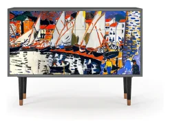 Aparador - 115x85x48 cm - BS4 - Le Séchage des voiles , Antracita