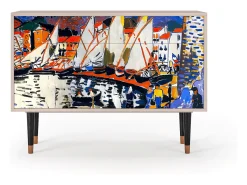 Aparador - 115x85x48 cm - BS4 - Le Séchage des voiles , Latte