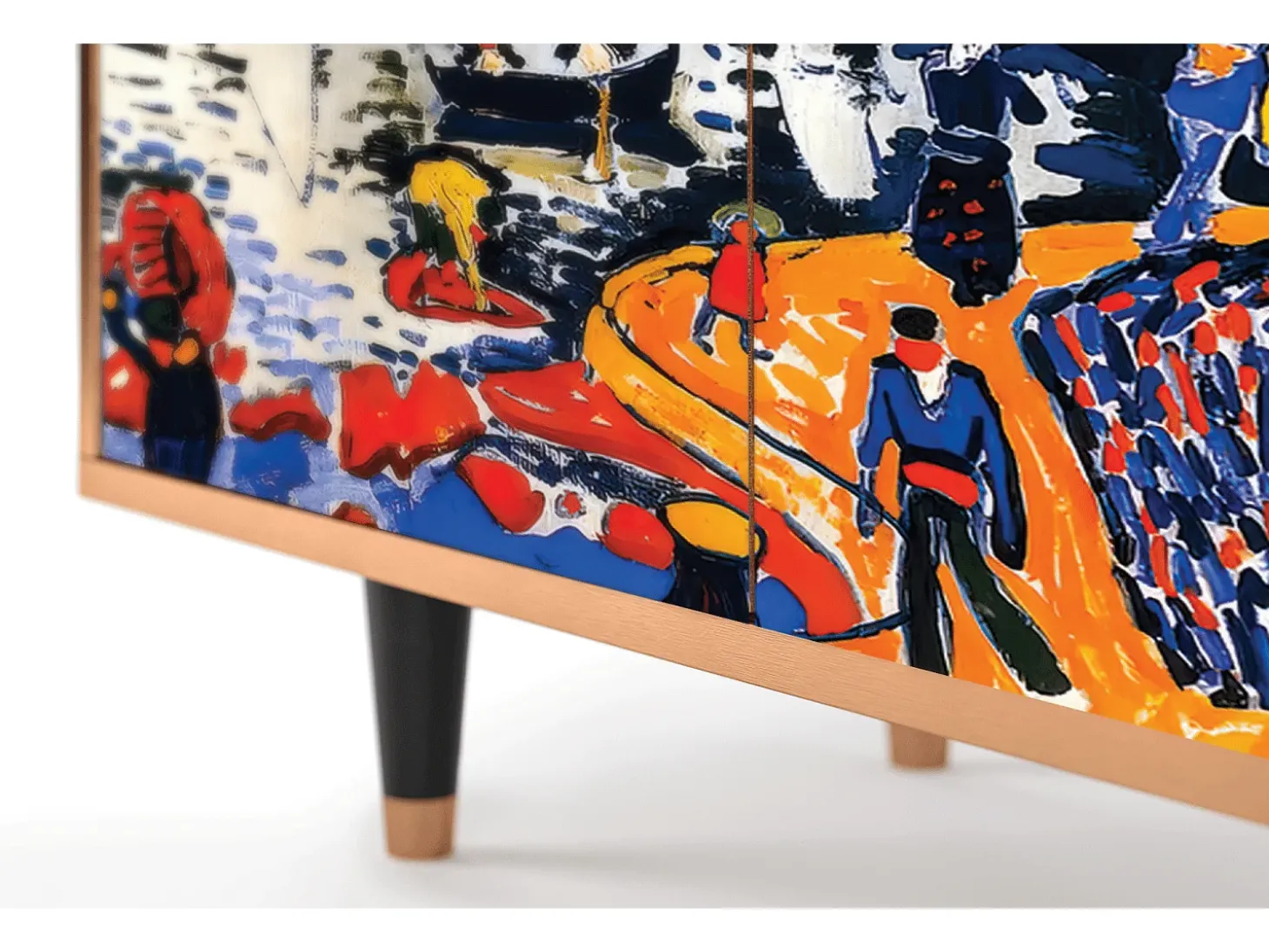 Aparador - 94x96x48 cm - BS3 - Le Séchage des voiles , Nogal