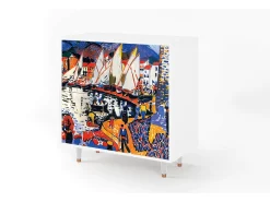Aparador - 94x96x48 cm - BS3 - Le Séchage des voiles , Blanco