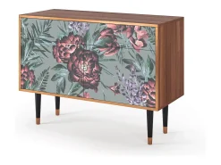 Aparador - 115x85x48 cm - BS4 - Light Peonies, Nogal
