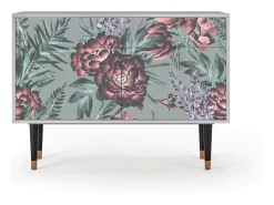 Aparador - 115x85x48 cm - BS4 - Light Peonies, Gris