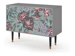 Aparador - 115x85x48 cm - BS4 - Light Peonies, Gris