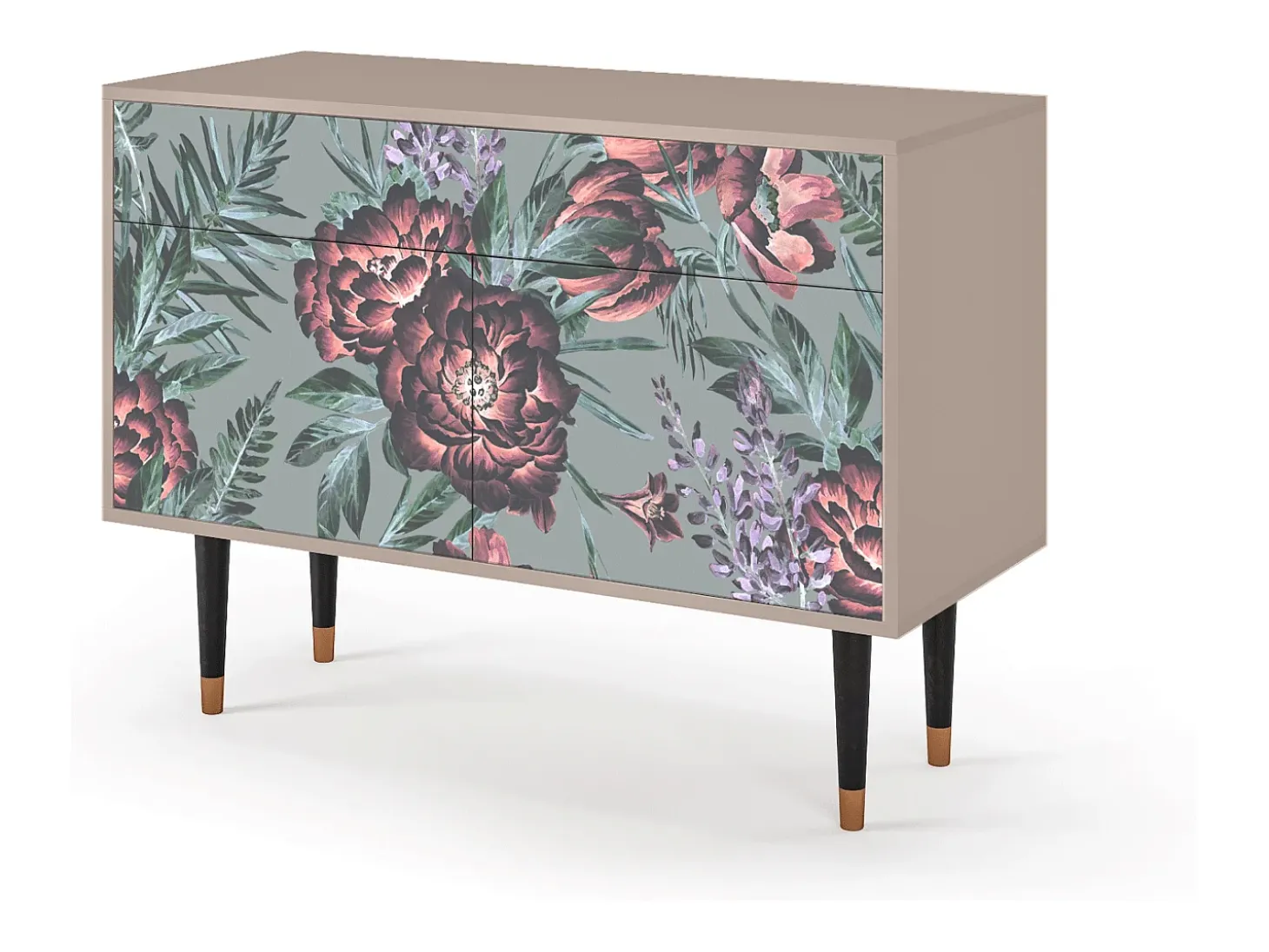 Aparador - 115x85x48 cm - BS4 - Light Peonies, Latte