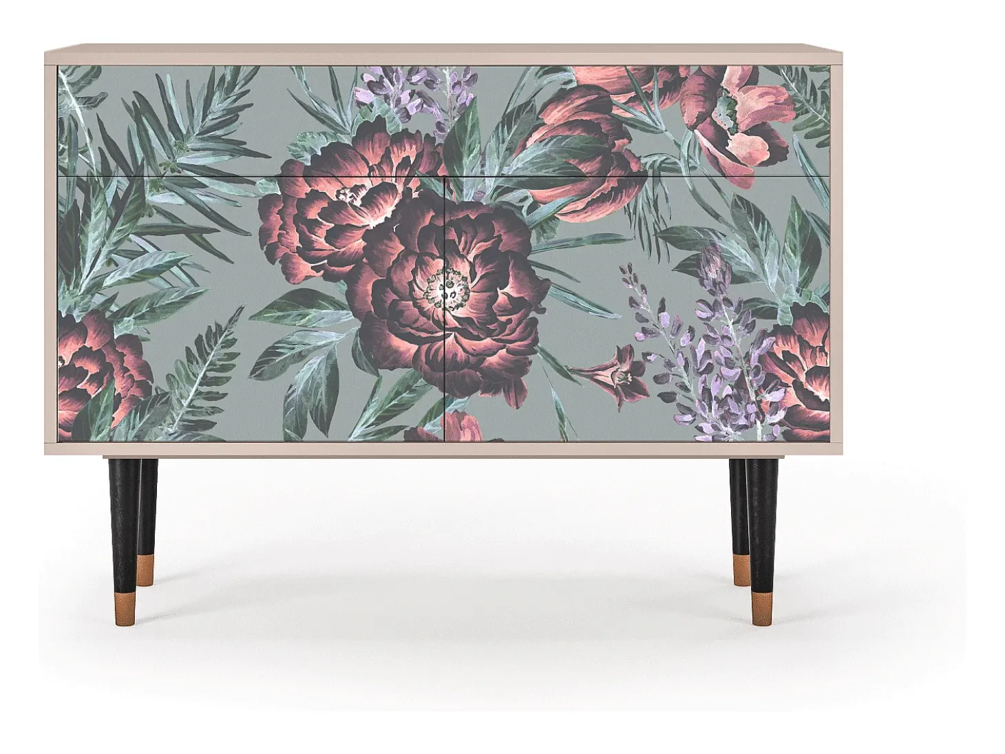 Aparador - 115x85x48 cm - BS4 - Light Peonies, Latte
