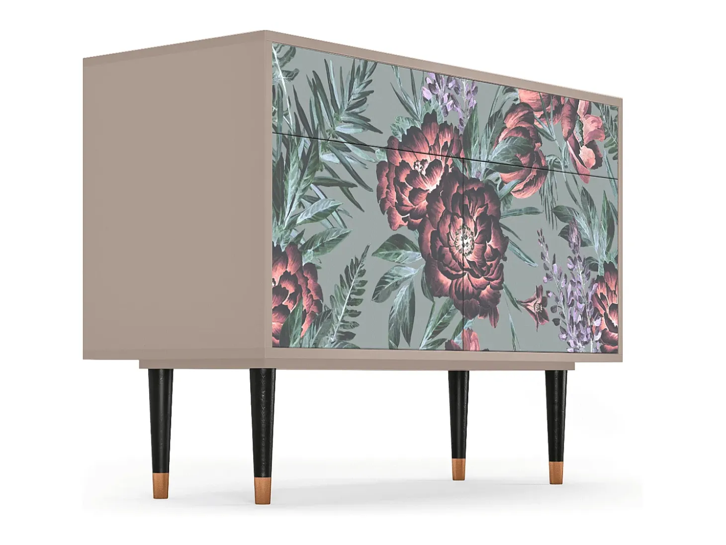 Aparador - 115x85x48 cm - BS4 - Light Peonies, Latte