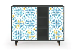 Aparador - 125x98x48 cm - BS2 - Lisbon Flover, Antracita