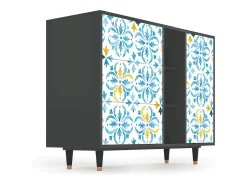 Aparador - 125x98x48 cm - BS2 - Lisbon Flover, Antracita