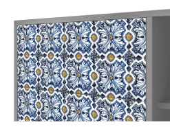 Aparador - 125x98x48 cm - BS2 - Lovely Cornflowers, Gris