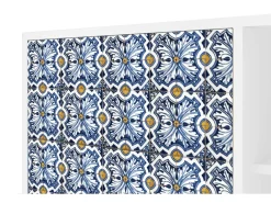 Aparador - 125x98x48 cm - BS2 - Lovely Cornflowers, Blanco