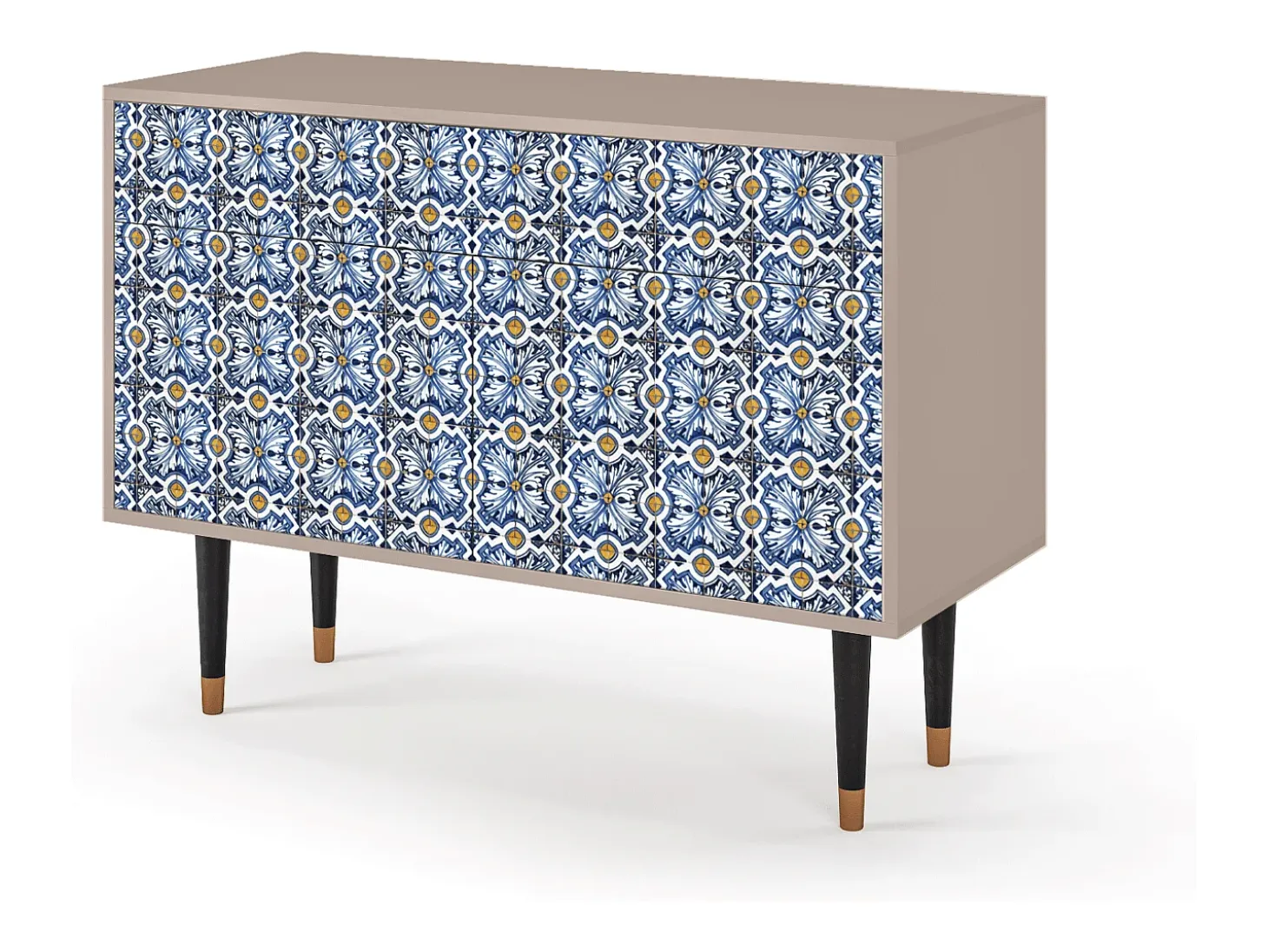 Aparador - 115x85x48 cm - BS4 - Lovely Cornflowers, Latte