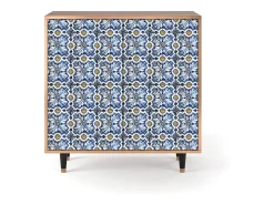 Aparador - 94x96x48 cm - BS3 - Lovely Cornflowers, Nogal