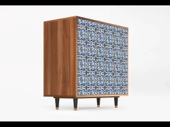 Aparador - 94x96x48 cm - BS3 - Lovely Cornflowers, Nogal