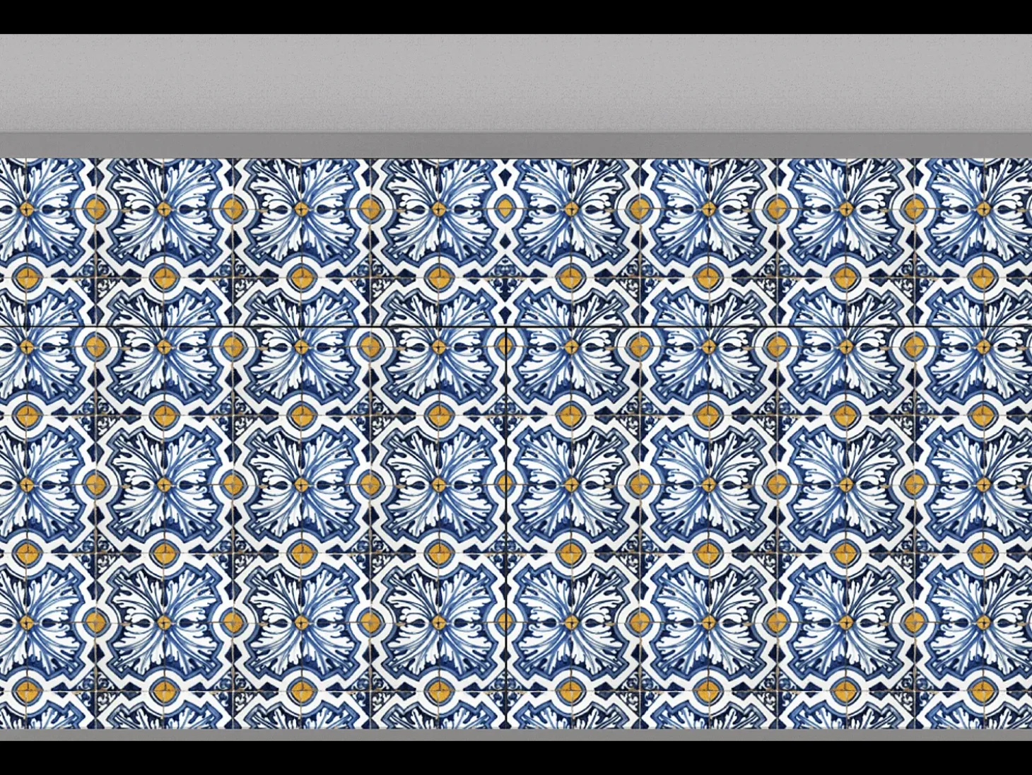 Aparador - 115x85x48 cm - BS4 - Lovely Cornflowers, Gris