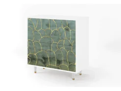 Aparador - 94x96x48 cm - BS3 - Magnificent Water Lily, Blanco