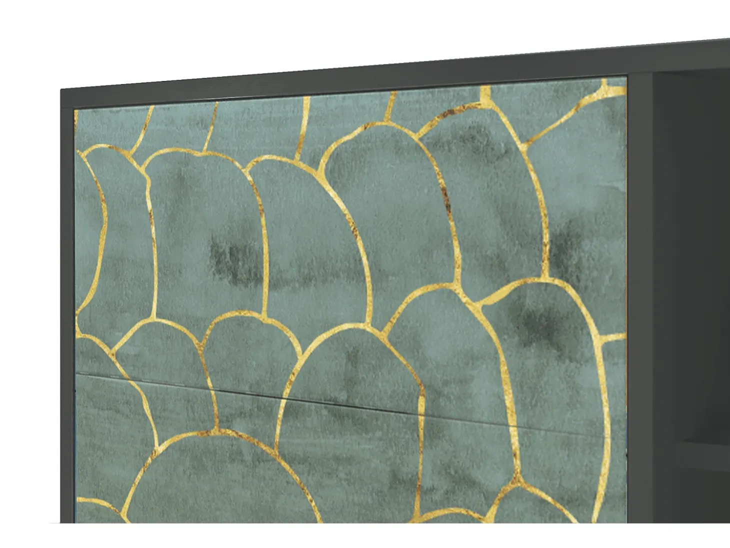 Aparador - 125x98x48 cm - BS2 - Magnificent Water Lily, Antracita