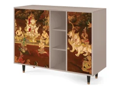 Aparador - 125x98x48 cm - BS2 - Malyavan, Latte