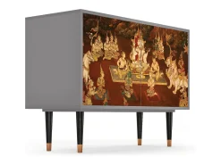 Aparador - 115x85x48 cm - BS4 - Malyavan, Gris