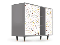 Aparador - 125x98x48 cm - BS2 - Marmelade Cheese, Gris