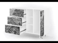 Aparador - 125x98x48 cm - BS2 - Milites Requiescentes, Blanco