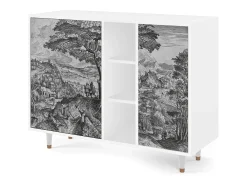 Aparador - 125x98x48 cm - BS2 - Milites Requiescentes, Blanco