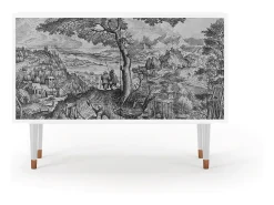 Aparador - 115x85x48 cm - BS4 - Milites Requiescentes, Blanco