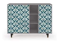 Aparador - 125x98x48 cm - BS2 - Milky Tears, Gris
