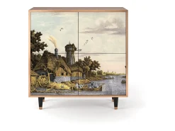 Aparador - 94x96x48 cm - BS3 - Mill along a River, Nogal