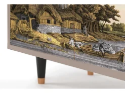 Aparador - 94x96x48 cm - BS3 - Mill along a River, Latte
