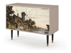 Aparador - 115x85x48 cm - BS4 - Mill along a River, Latte