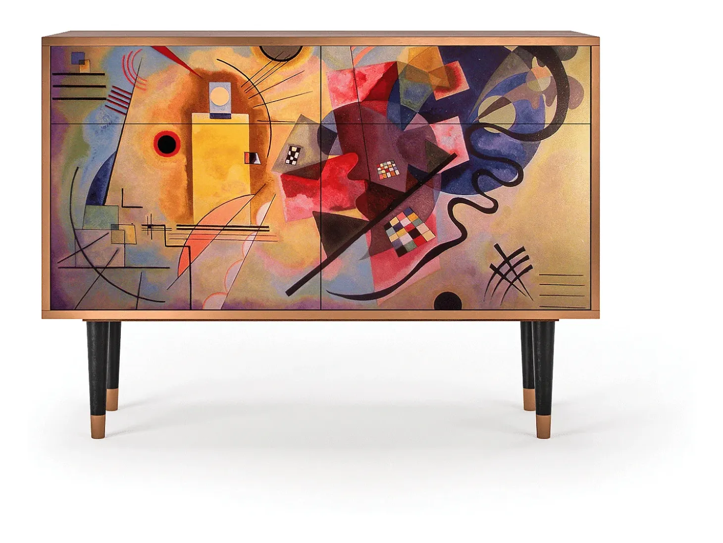 Aparador - 115x85x48 cm - BS4 - Modern Art, Nogal