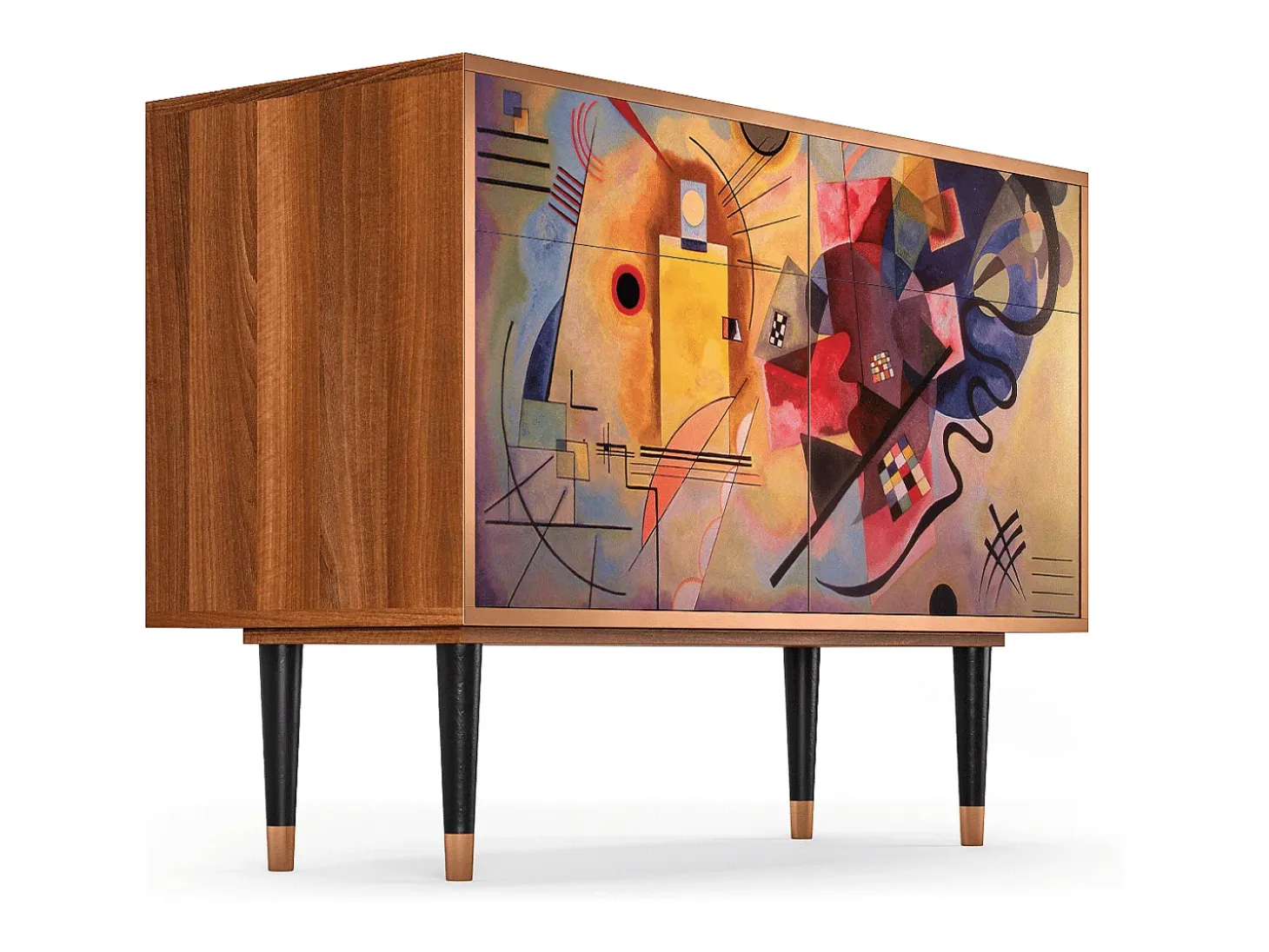 Aparador - 115x85x48 cm - BS4 - Modern Art, Nogal