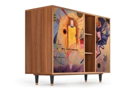 Aparador - 125x98x48 cm - BS2 - Modern Art, Nogal
