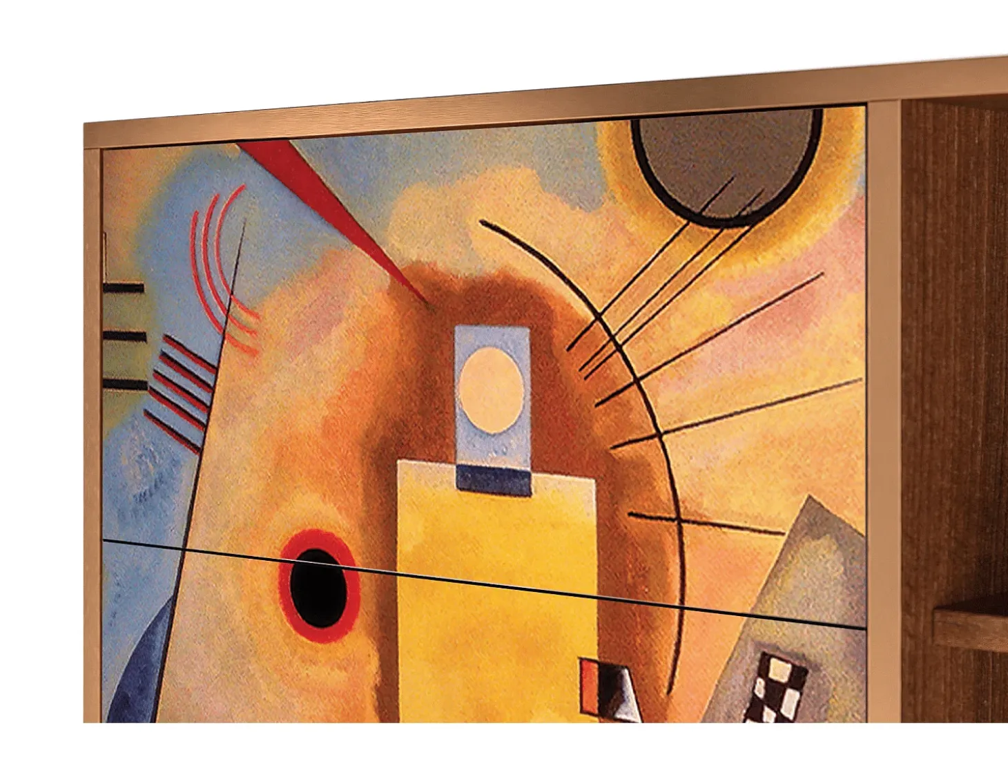 Aparador - 125x98x48 cm - BS2 - Modern Art, Nogal