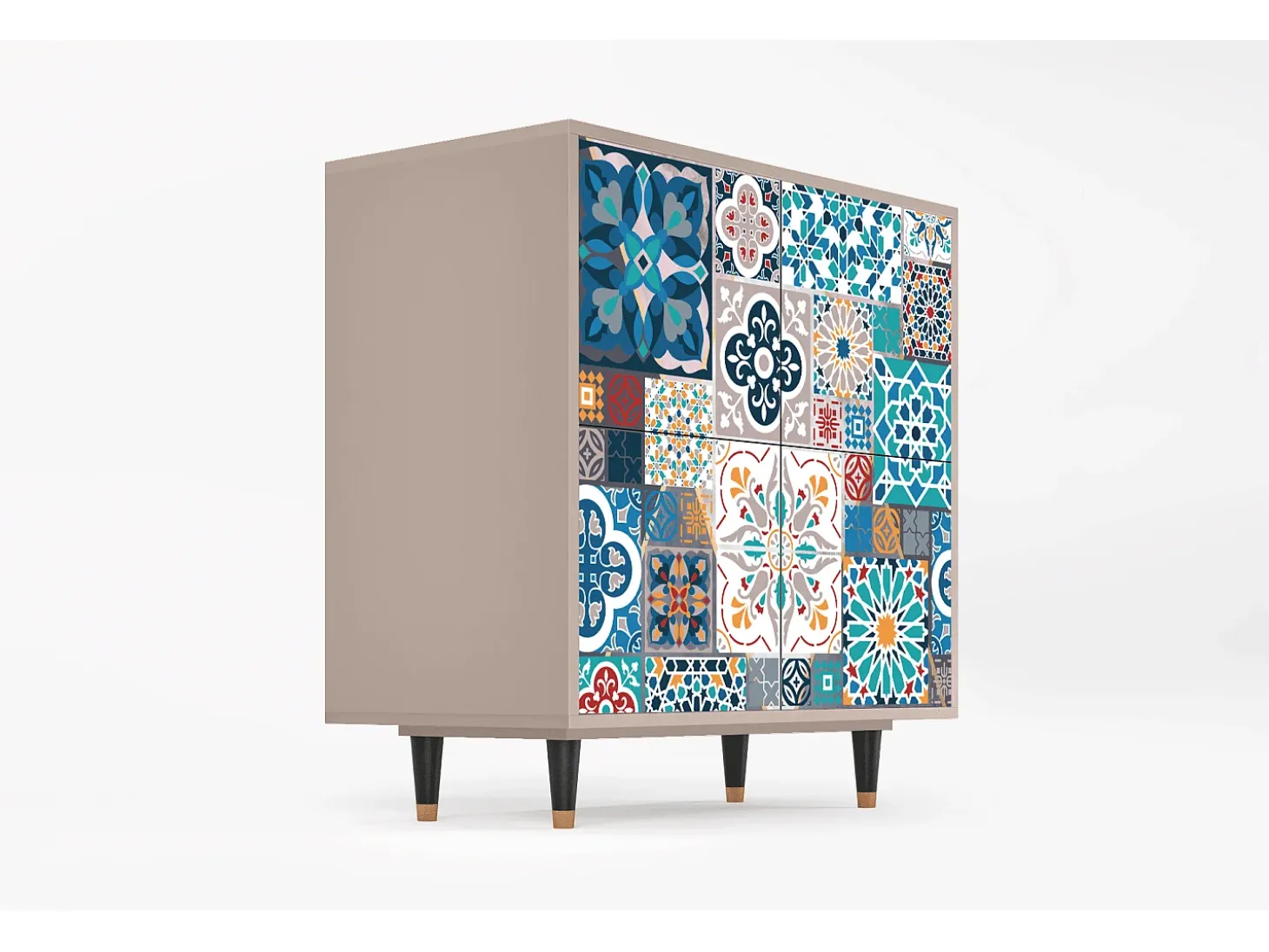 Aparador - 94x96x48 cm - BS3 - Moroccan Market, Latte