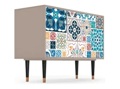 Aparador - 115x85x48 cm - BS4 - Moroccan Market, Latte