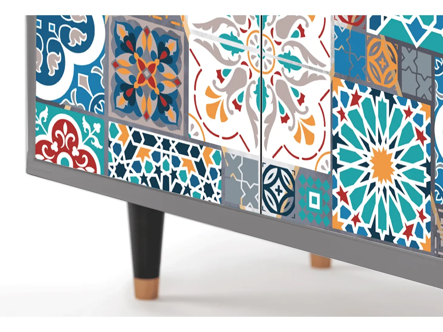 Aparador - 94x96x48 cm - BS3 - Moroccan Market, Gris