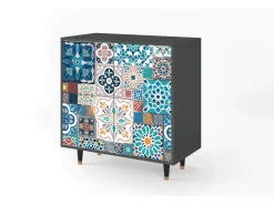 Aparador - 94x96x48 cm - BS3 - Moroccan Market, Antracita