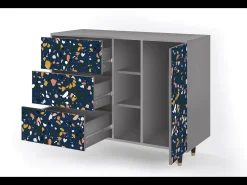Aparador - 125x98x48 cm - BS2 - Night Sky Langhterns, Gris