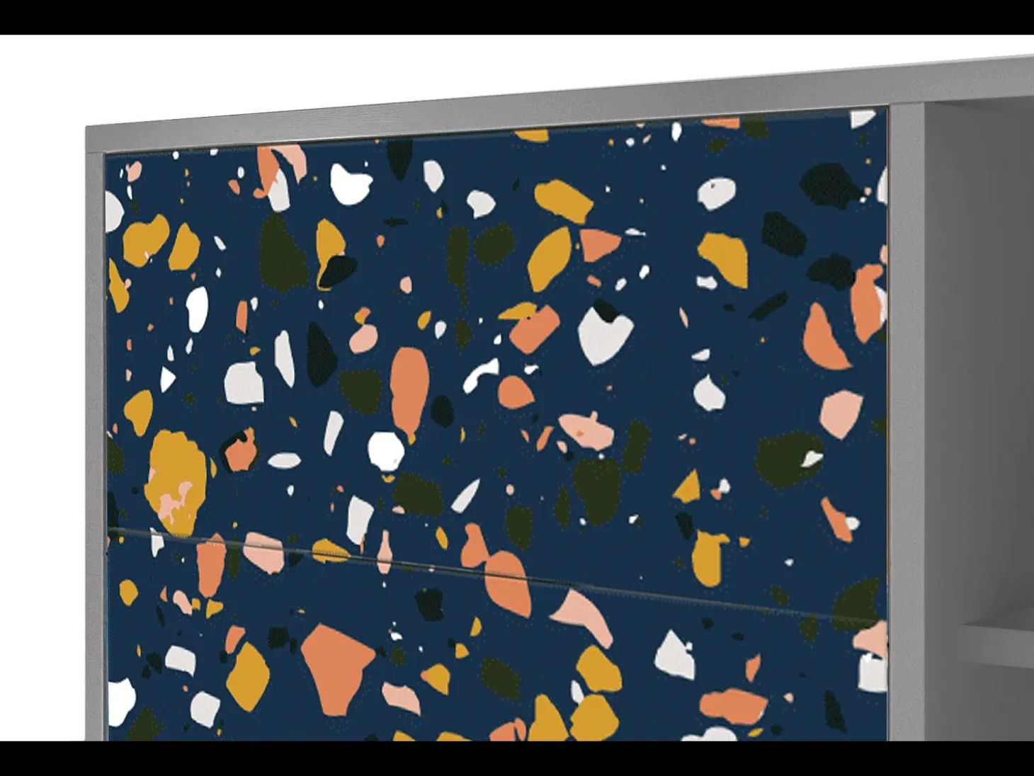 Aparador - 125x98x48 cm - BS2 - Night Sky Langhterns, Gris