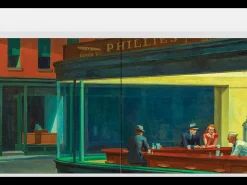 Aparador - 115x85x48 cm - BS4 - Nighthawks by Hopper, Blanco