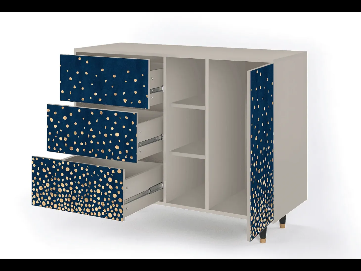 Aparador - 125x98x48 cm - BS2 - Night Skies, Arena