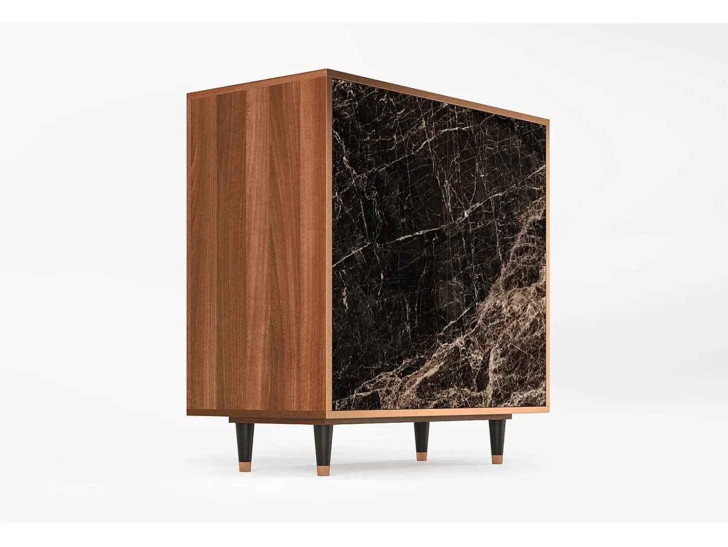 Aparador - 94x96x48 cm - BS3 - Night Abyss, Nogal