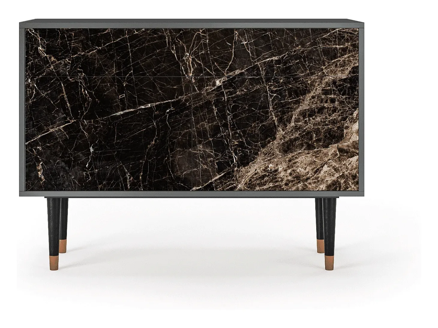Aparador - 115x85x48 cm - BS4 - Night Abyss, Antracita