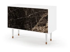 Aparador - 115x85x48 cm - BS4 - Night Abyss, Blanco
