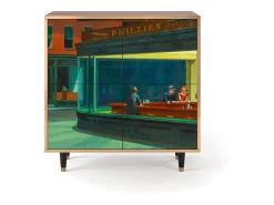 Aparador - 94x96x48 cm - BS3 - Nighthawks by Hopper, Nogal