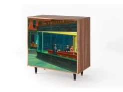 Aparador - 94x96x48 cm - BS3 - Nighthawks by Hopper, Nogal