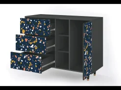 Aparador - 125x98x48 cm - BS2 - Night Sky Langhterns, Antracita